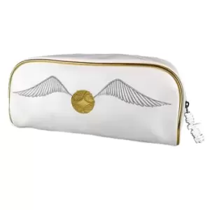 image of Harry Potter Golden Snitch Wash Bag (One Size) (White)