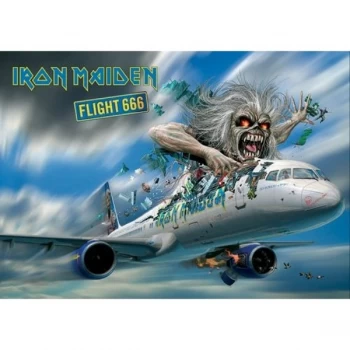 Image of Iron Maiden - Flight 666 Postcard