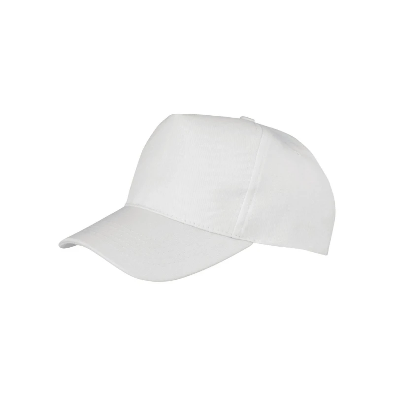 Image of Result Womens Plain Orange Cap in White White Female One Size