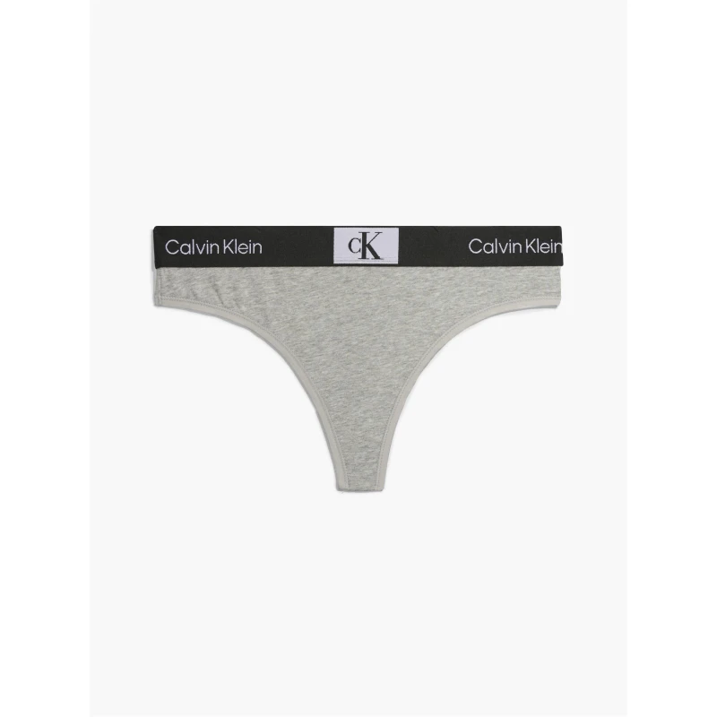Image of Calvin Klein 1996 Thong - Grey Grey 12