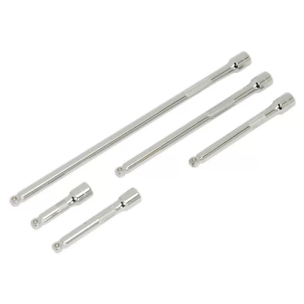 image of Genuine SEALEY AK766 Wobble Extension Bar Set 5pc 1/4Sq Drive