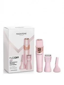 image of Magnitone Fuzz Off 3 In 1 Rechargeable Precision Trimmer - Pink