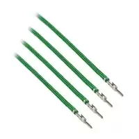 Image of CableMod ModFlex Sleeved Cable, Green 20cm - 4 Pack