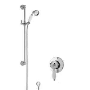 Image of Nuie Concealed Manual Valve & Slide Rail Kit Chrome