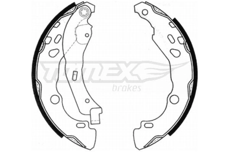 Image of TOMEX brakes Brake Shoe Set TOMEX brakes TX 20-99