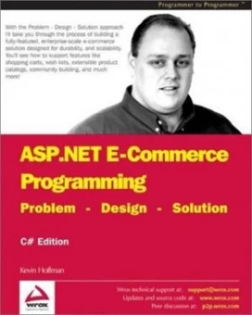Image of Asp.Net E-Commerce Programming by Kevin Hoffman Paperback
