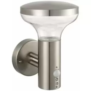 Image of Loops - IP44 Outdoor LED Lamp Stainless Steel Wall pir Light Modern Porch Cool White