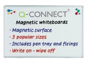 Image of Q Connect Mag Drywipe Board 1800x1200mm