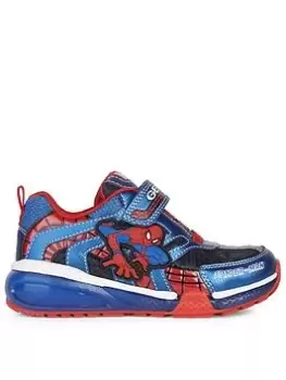 Image of Geox Geox Boys Junior Bayonyc Trainer, Navy, Size 12.5 Younger