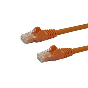 image of Startech 7ft Orange Snagless Cat6 UTP Patch Cable