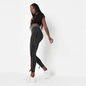 Missguided It Happen Sweater Short Lounge Set - Black