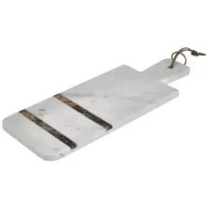 Image of White & Brown Forest Marble Paddle Board