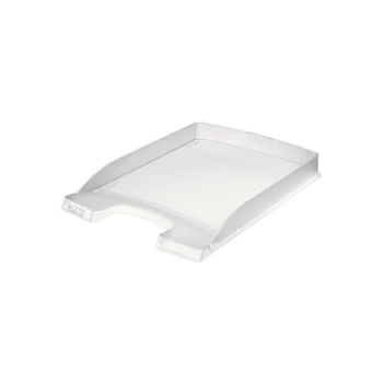 image of Plus A4 Slim Letter Tray - Clear - Outer Carton of 10