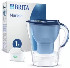 Image of Brita Maxtra Pro Marella Water Filter Jug - Blue