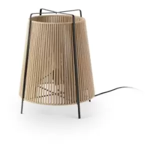 Image of Faro Akane Beige Tripod Floor Lamp IP44