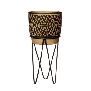 Image of Sass & Belle Nomad Planter with Wire Stand