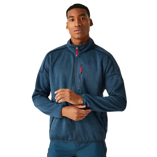 image of Regatta Mens Kames Full Zip Fleece Jacket M - Chest 39-40' (99-101.5cm)