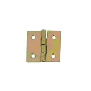 image of Airtic Folding Closet Cabinet Door Butt Hinge Brass Plated - Size 30 x 30mm, Pac