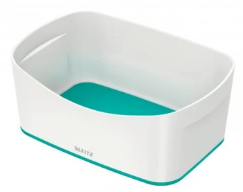 Leitz Storage Tray WOW 52571051 White, Ice Blue Plastic 24.6 x 16 x 9.8cm 1