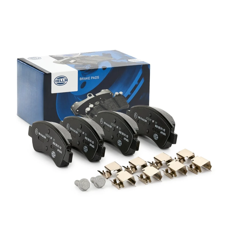 Image of HELLA Brake pad set HELLA 8DB 355 011-521