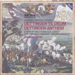 image of Dettingen Te Deum by Choir of Westminster Abbey CD Album