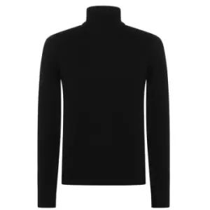 image of JOHN SMEDLEY Cherwell Turtle Neck Jumper - Black