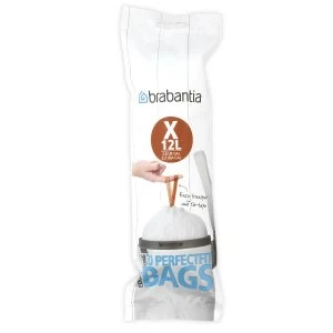 Image of Brabantia PerfectFit Code X 10-12L Bin Bags - Pack of 20