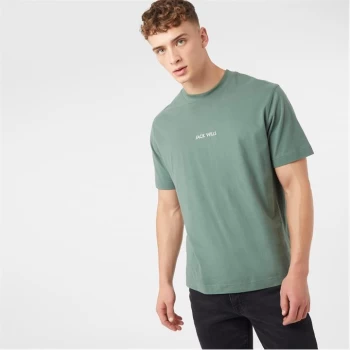 Image of Jack Wills Graphic Logo T-Shirt - Forest