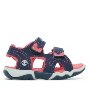 Timberland Adventure Seeker 2-strap Sandal For Toddler In Navy/pink Navy/pink Kids, Size 7.5