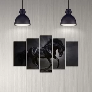 Image of 5DMDF-43 Multicolor Decorative MDF Painting (5 Pieces)