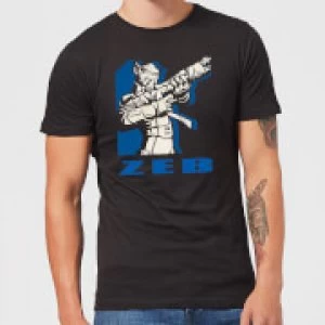 Image of Star Wars Rebels Zeb Mens T-Shirt - Black
