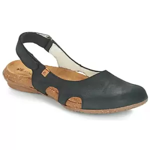 image of El Naturalista Heeled Sandals Black Wakataua 5