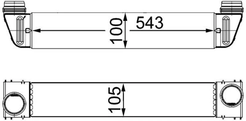 Image of Intercooler MAHLE CI 189 000S