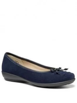 image of Hotter Emmy Wide Fit Ballet Pump - Navy