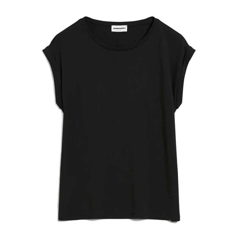 Image of ARMEDANGELS Womens T-Shirt ARMEDANGELS Jilaana Noir Female S