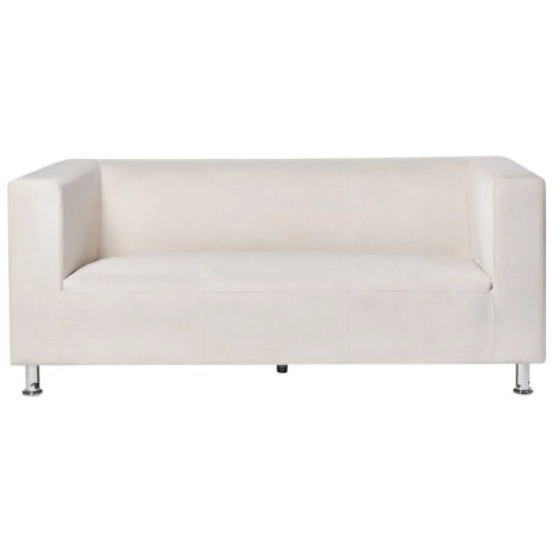 Image of Beliani Sofa 3 Seater Floro Chenille Off-White