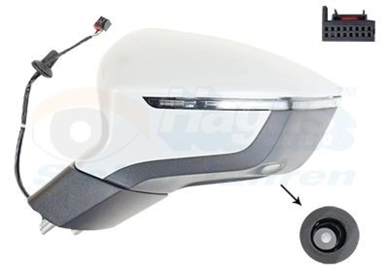 Image of VAN WEZEL Wing mirror VAN WEZEL 4907825