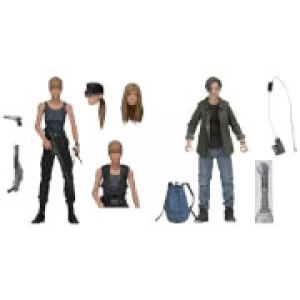 Image of NECA Terminator 2 Sarah Connor and John Connor 2 Pack 7" Scale Action Figures