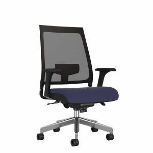 image of TC Office Willow Mesh Chair, Blue