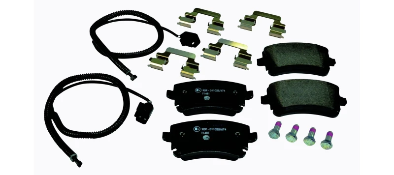 Image of HELLA Brake pad set HELLA 8DB 355 011-641