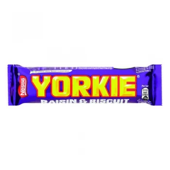 image of Nestle Yorkie Raisin and Biscuit 44g Pack of 24 12360869