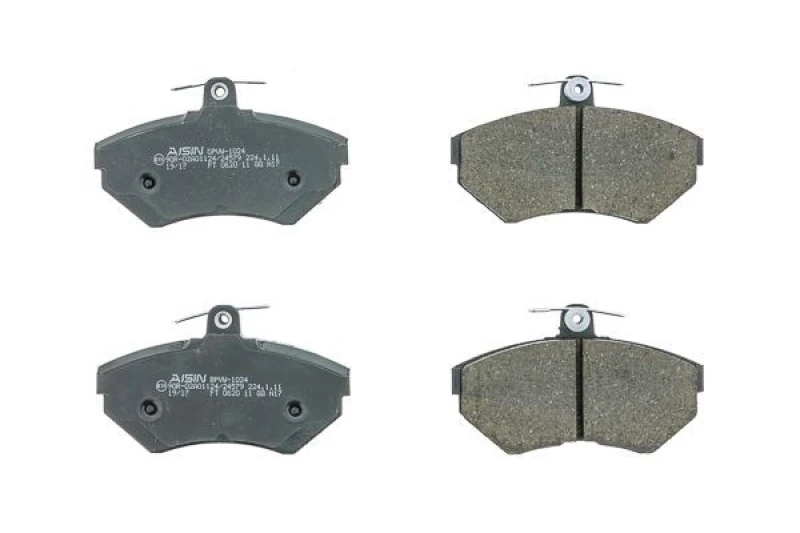 Image of AISIN Brake pad set AISIN BPVW-1024