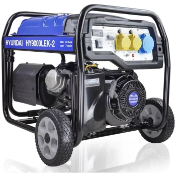 image of HY9000LEk-2 14hp 420cc Petrol 4-Stroke Generator 7000W 115V/230V - Hyundai