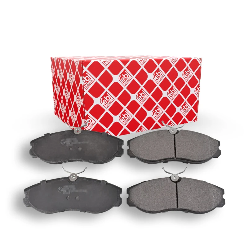 Image of FEBI BILSTEIN 16264 Brake pad set excl. wear warning contact, with anti-squeak plate Brake Pad Set,disc brake (402)