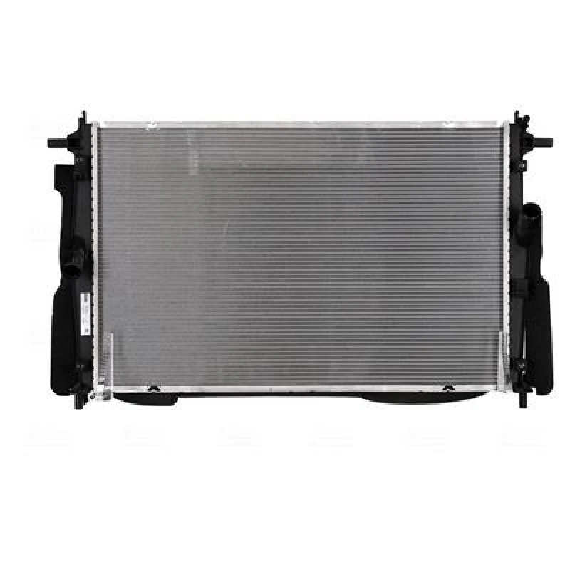 Image of NISSENS 607138 Engine radiator Aluminium, Brazed cooling fins, without expansion tank, without gasket/seal Radiator,engine cooling (470)