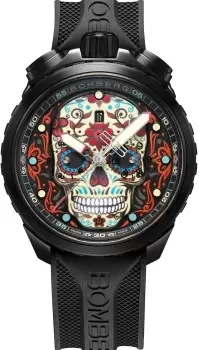 Image of Bomberg Watch Bolt-68 Heritage Sugar Skull Red Limited Edition
