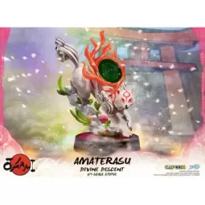 image of First 4 Figures - Okami Amaterasu Divine Descent Resin Statue Figure