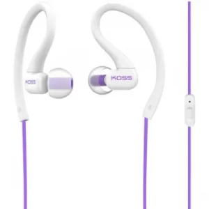 image of Koss Stereo InEar Headset "FitClips KSC32iV" with Microphone, violet