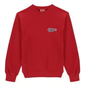 Image of Diesel Logo Sweater Junior Boys - Red