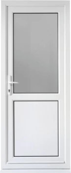 image of Wickes Tamar Pre hung Upvc Door 2085 x 840mm Right Hung